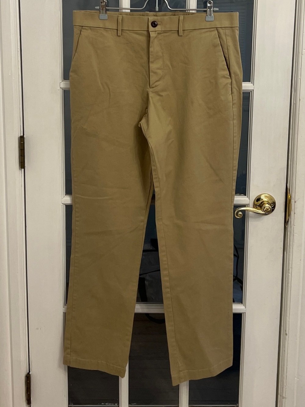 GAP Men’s Khaki Straight Performance Pants Size 34x32